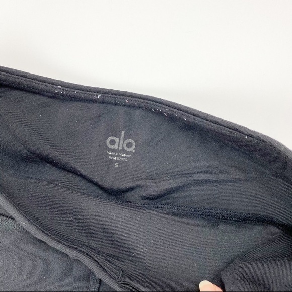 Alo Yoga Black Leggings Workout Pants Yoga Athleisure Womens Small - Picture 10 of 13